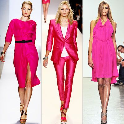 MONOCHROME HOT PINK IN FASHION IS HOT!
