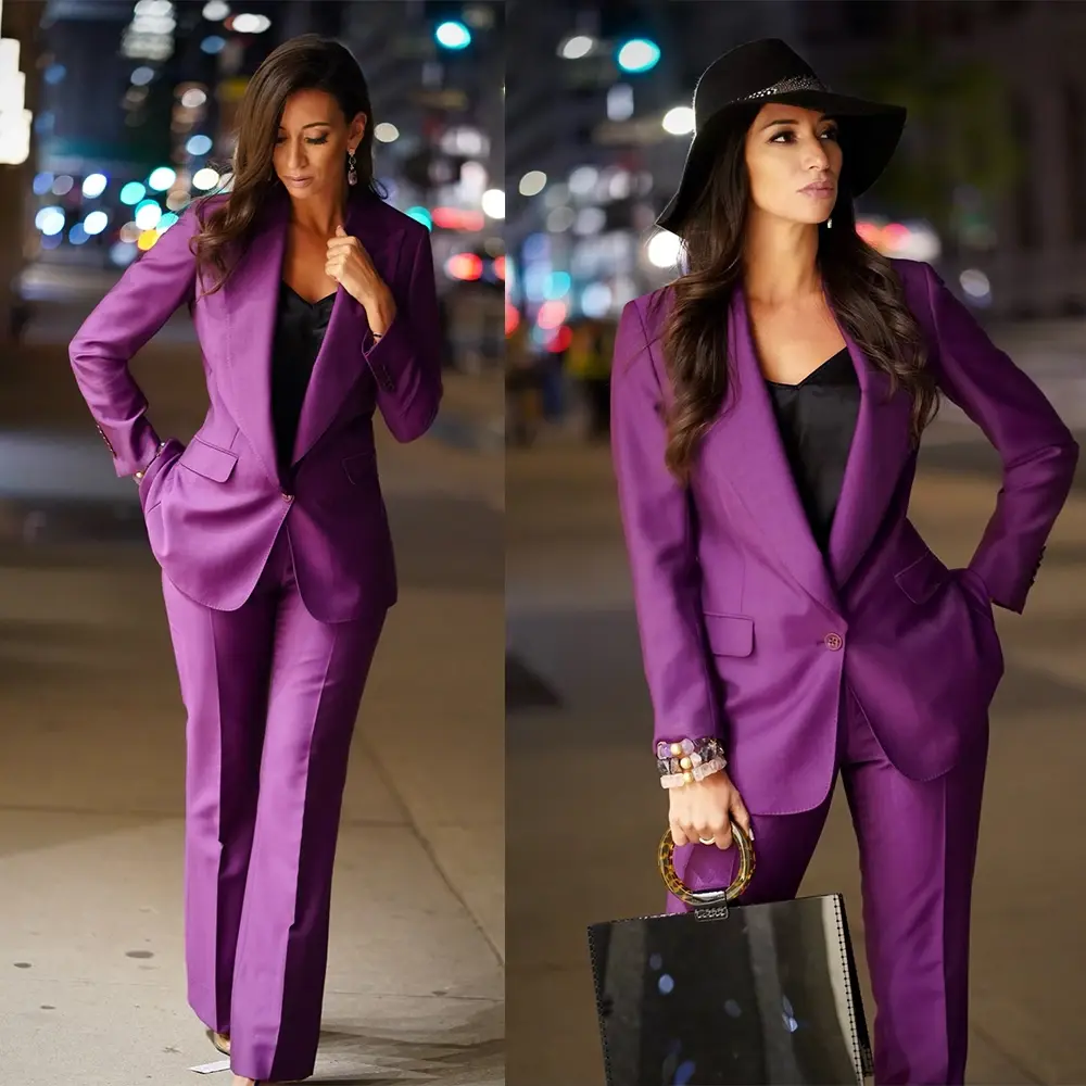 PURPLE IS A PITCH-PERFECT COLOR TO WEAR!