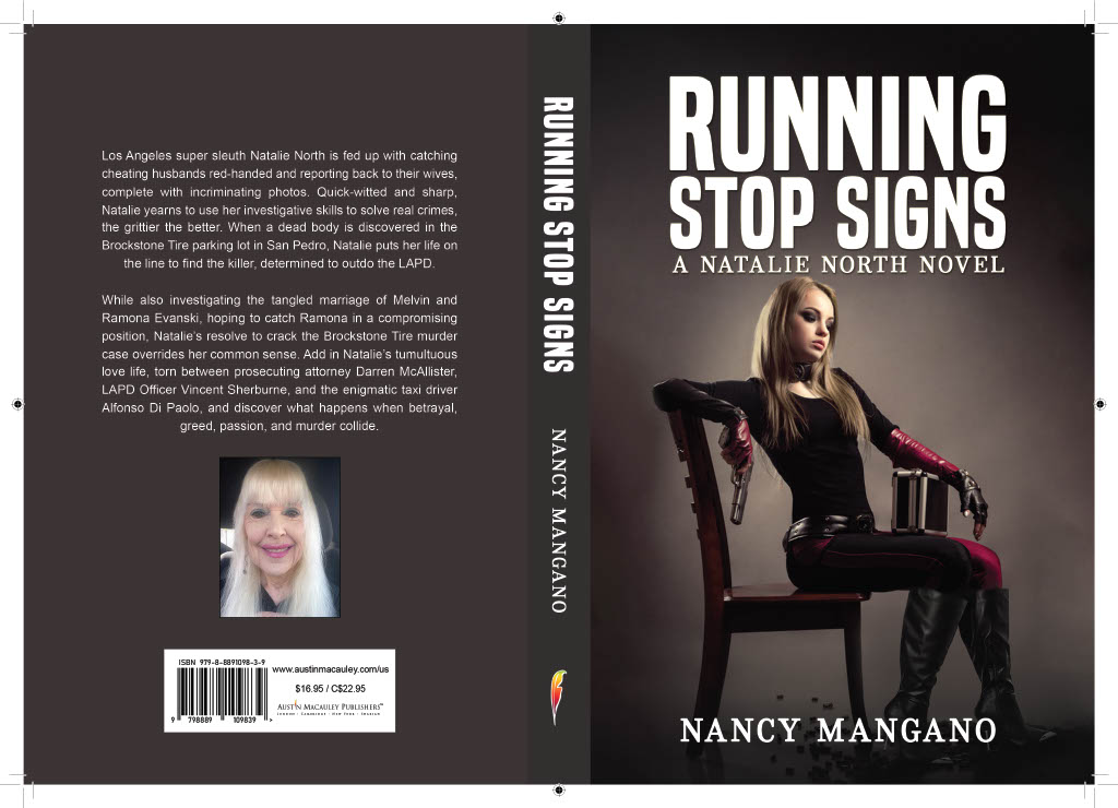 RUNNING STOP SIGNS – A NATALIE NORTH NOVEL COMING TO BOOKSTORES ON AUGUST 16, 2024!