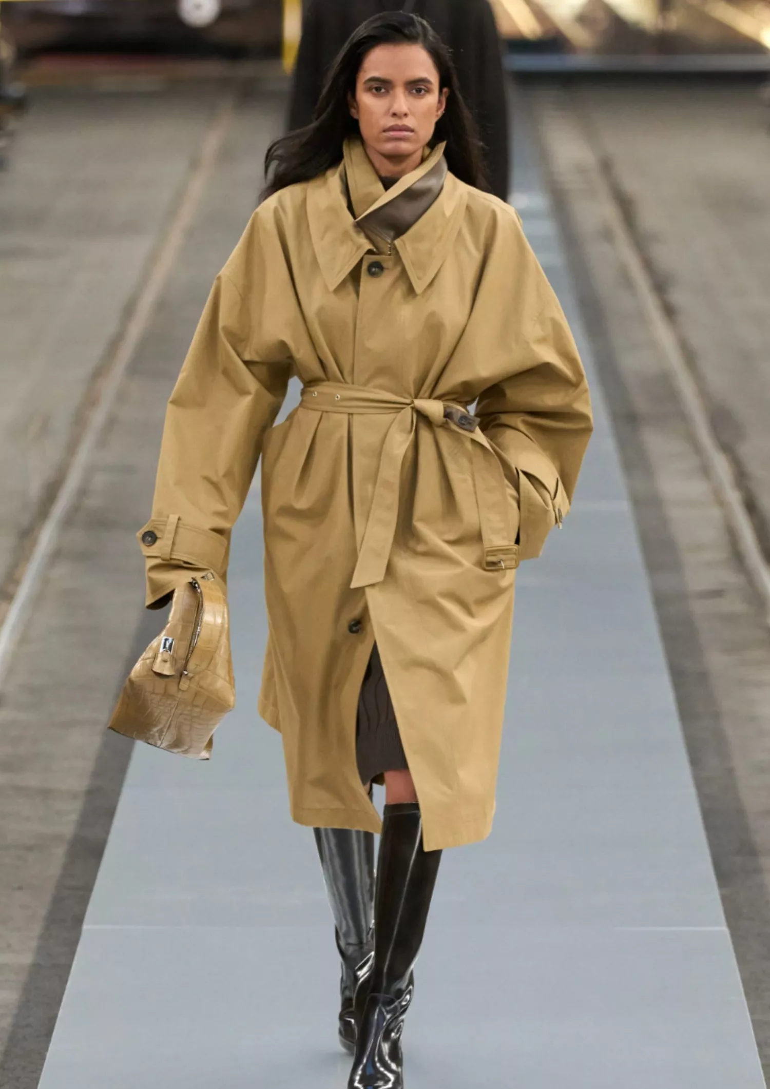 WHO SAID TRENDY TRENCH COATS ARE ONLY INCLEMENT WEATHER WEAR?